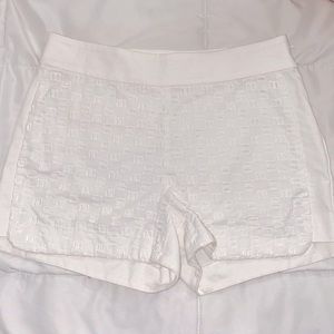 white j-crew shorts!! size 2!!